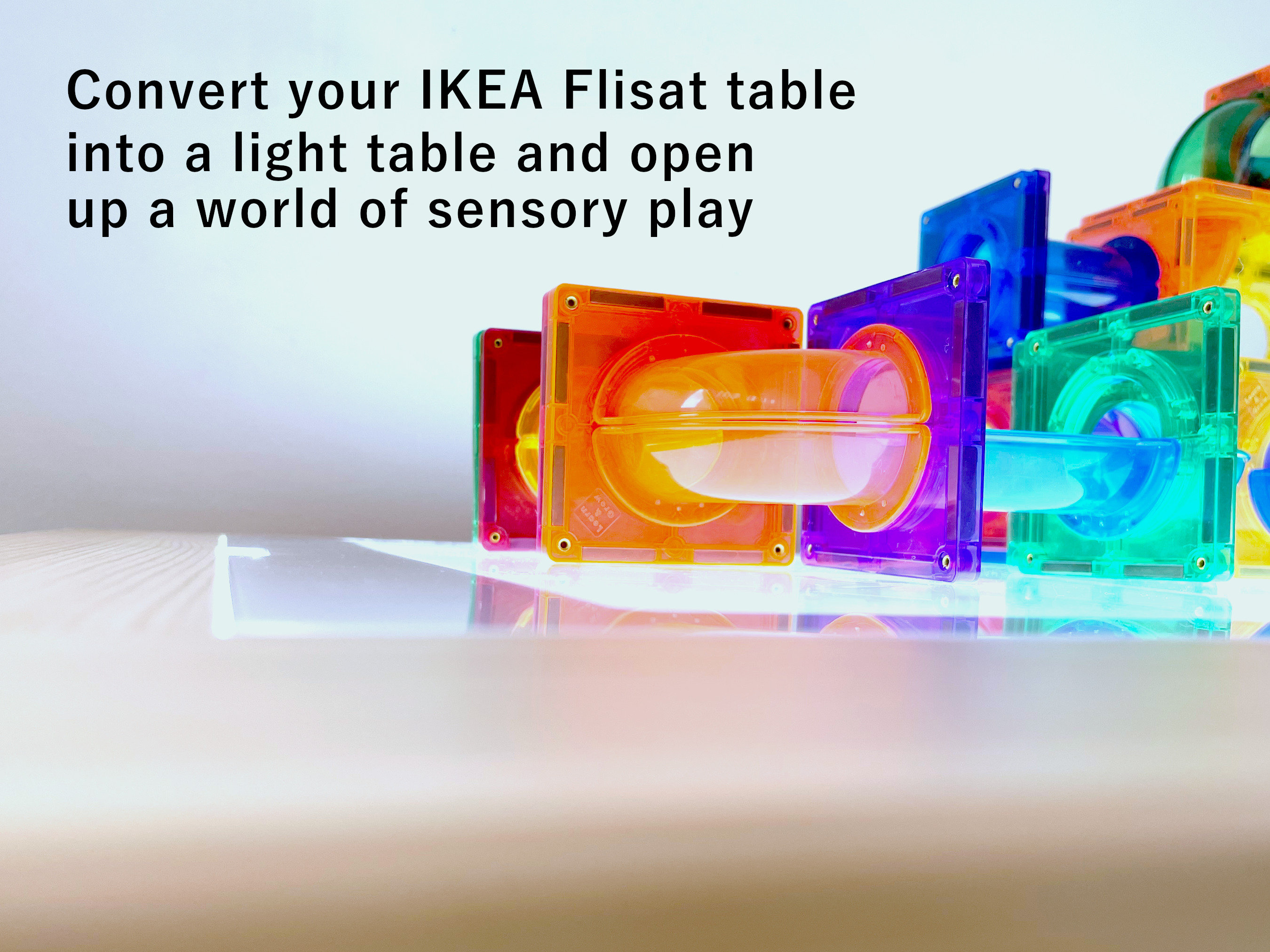 Light Pad Insert for IKEA Flisat Table. Sensory Light Table, Stand