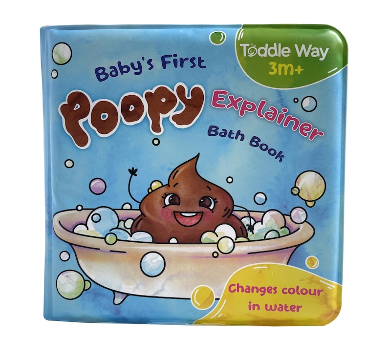 Toddle Way | Baby's First Poopy Explainer Bath Book | Change Colour in ...
