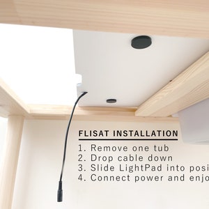 Light Pad inzetstuk voor IKEA Flisat tafel. Sensorische lichttafel, stand-alone lichtpad. afbeelding 8