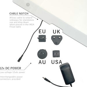 Light Pad inzetstuk voor IKEA Flisat tafel. Sensorische lichttafel, stand-alone lichtpad. afbeelding 7