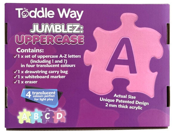 Jumblez Puzzles, Acrylic Translucent Puzzle Pieces | Handwriting ...