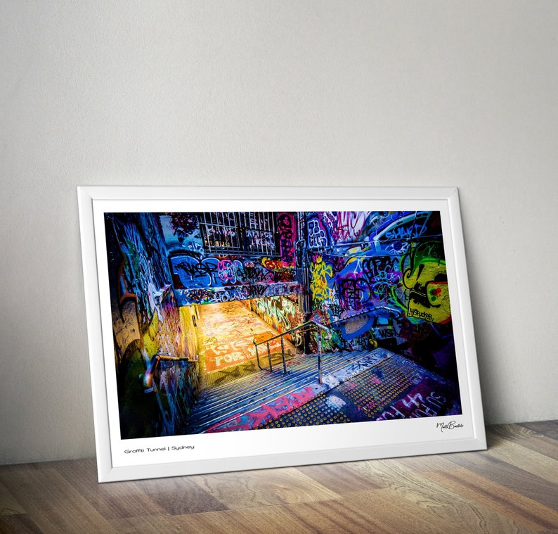 Vibrant Graffiti Street Art Canvas Print