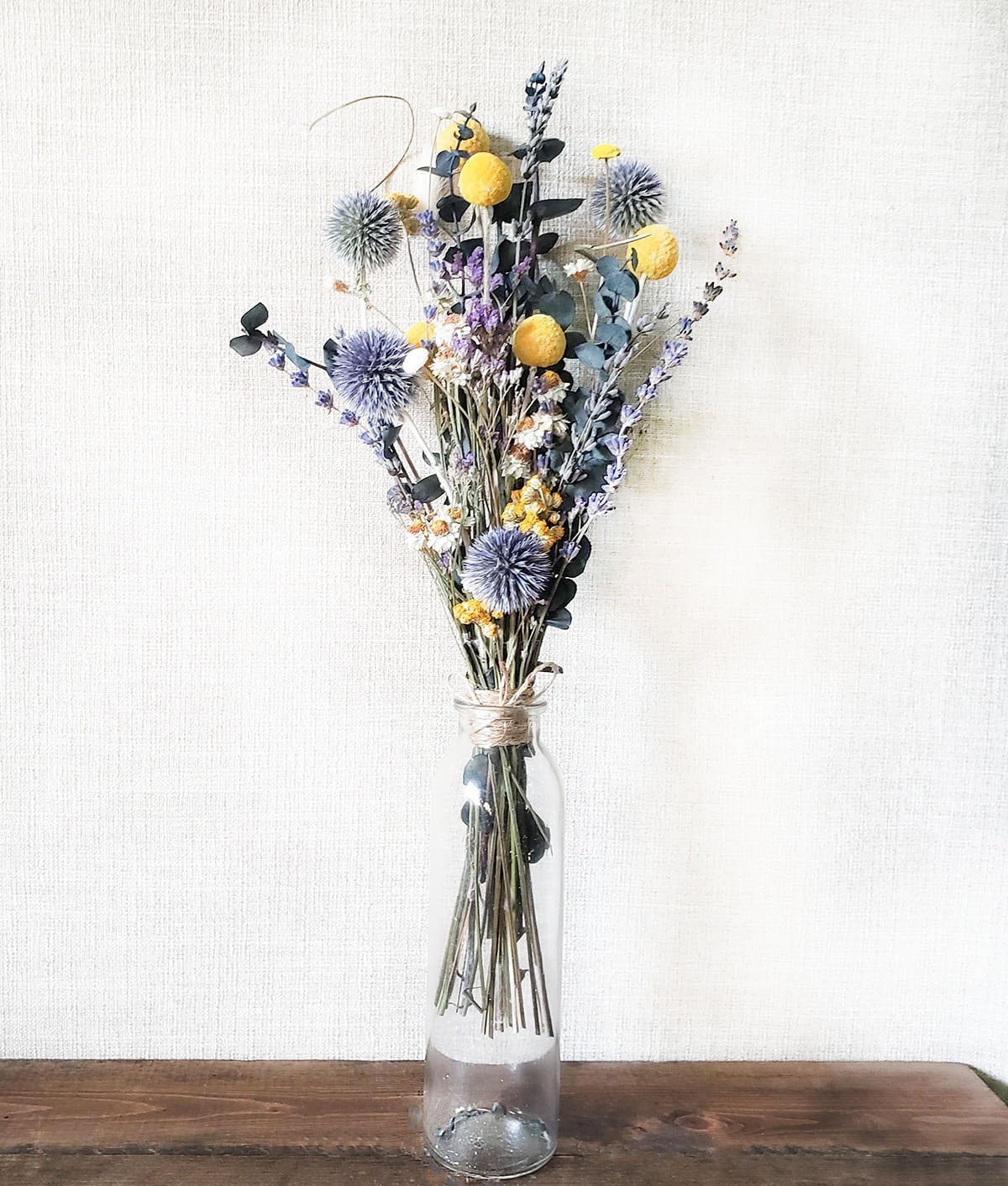 XHXSTORE 36 Balls Natural Dried Flowers Bouquet Craspedia Billy Button  Flowers Stems Christmas Dried Plants Dried White Flower for Dried Floral  Xmas
