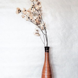 Dried Flower Arrangement Bleached Cara Blossom Flower Stem Branch with Flowers Vase Filler Cream beige dried Flowers Boho Decor image 1