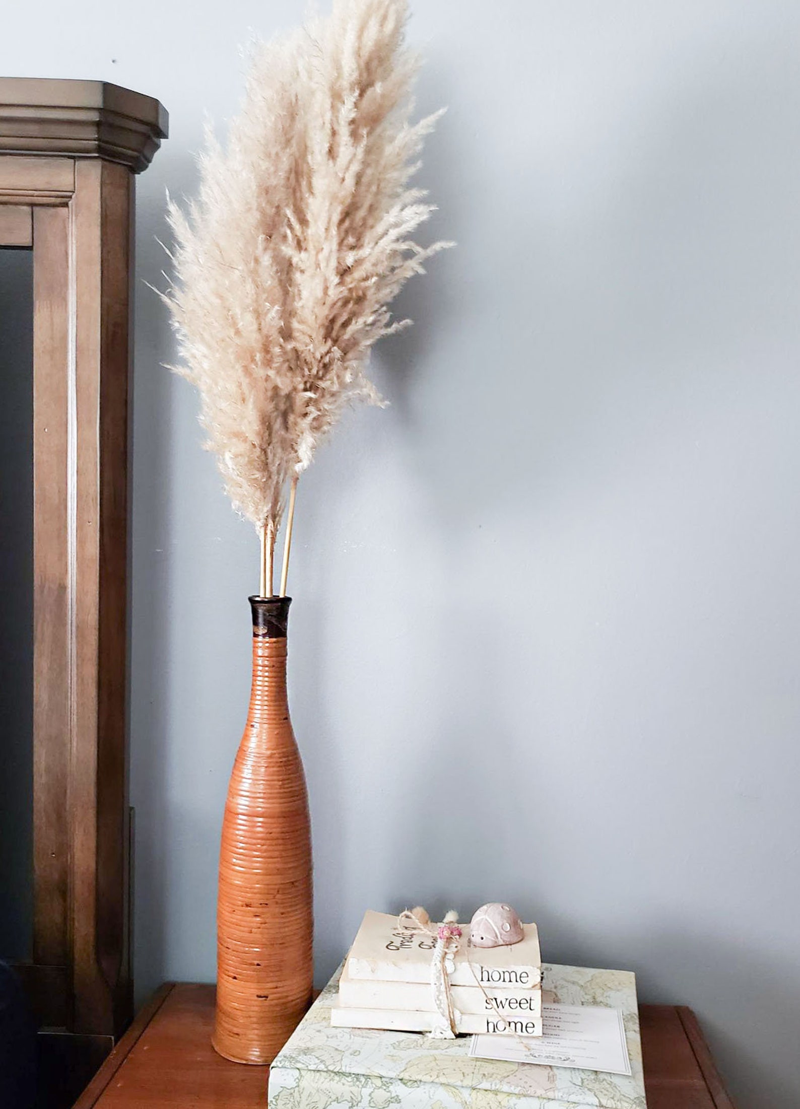 Large Pampas Grass 46 Vase Filler Natural Decor Etsy