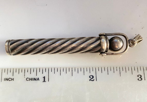 Sterling Silver Perfume Pendant - Vintage