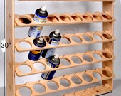 40 Can Spray Paint or Lube Can Wall Mount Storage Holder Rack