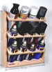 12 Can Spray Paint or Lube Can Wall Mount Storage Holder Rack 