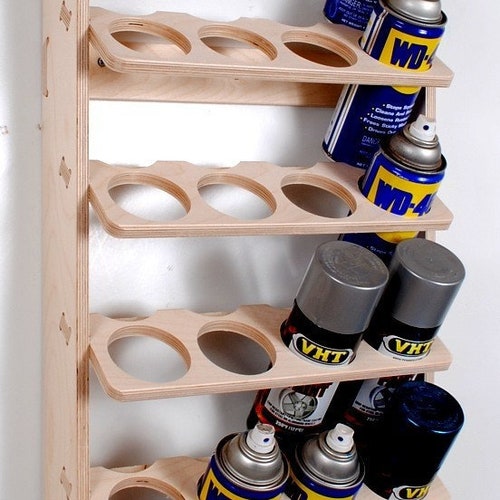 Spray Can Rack / Aerosol Can Holder & Lube Storage Rack Wall Etsy