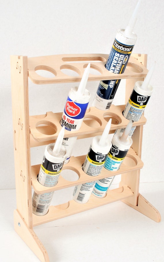 Caulking Tube Holder Storage Rack Caddy. Holds 15 Tubes Etsy