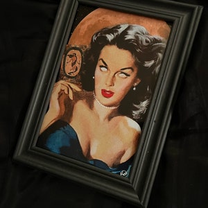 Witchy Tarot Pulp Art / Pin Up Print