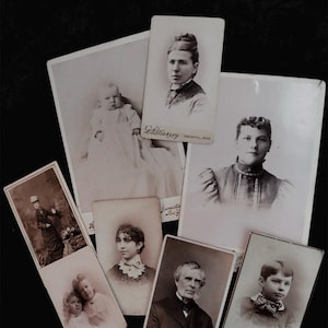 BIEN CHOISIR : Cartes de visite et CDV antiques de l'époque victorienne Oddity