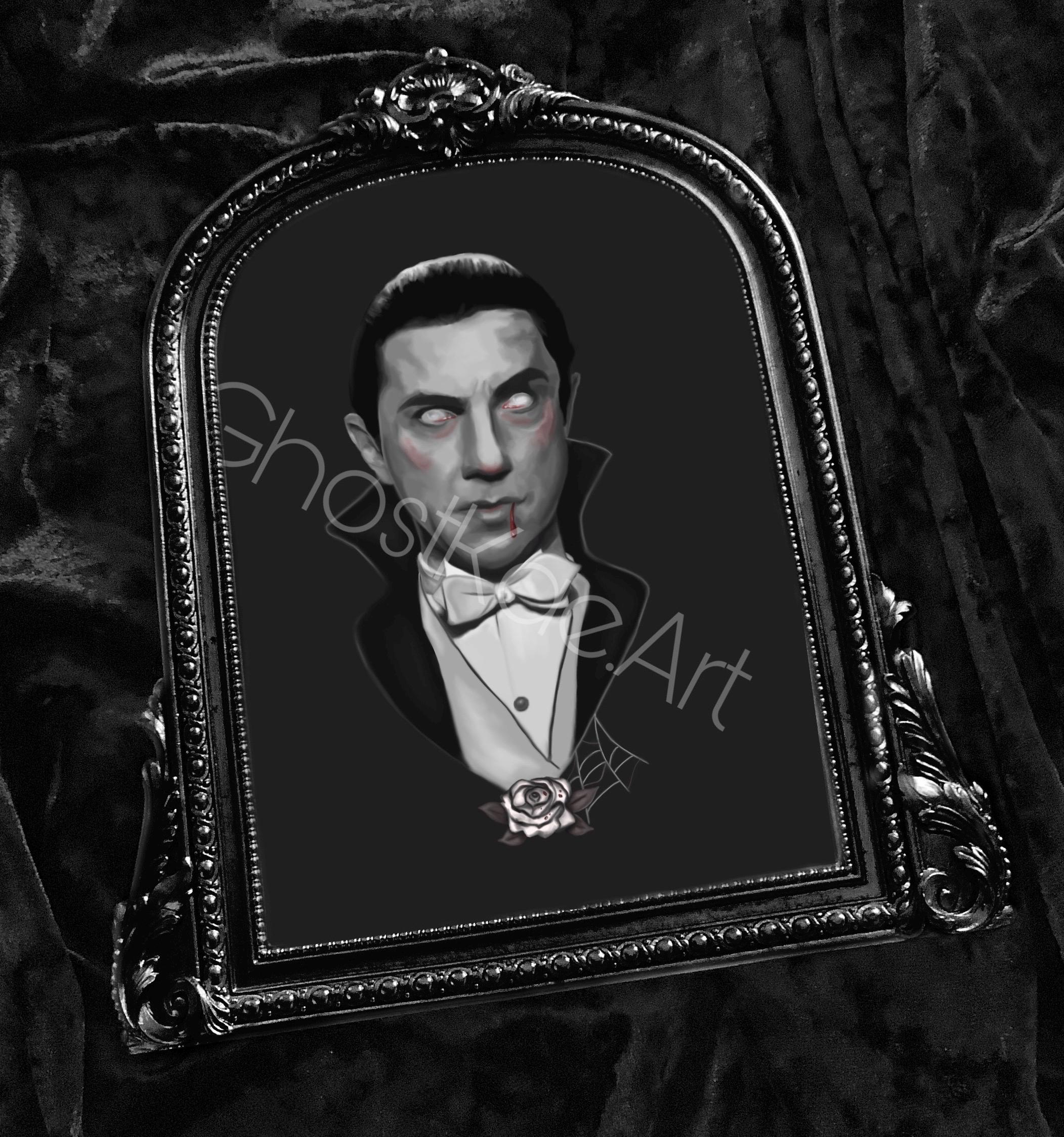 Dracula Bela Lugosi Vampire Art Print - Etsy