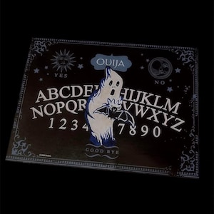 Vintage Style Halloween Ghost Ouija board oddity art