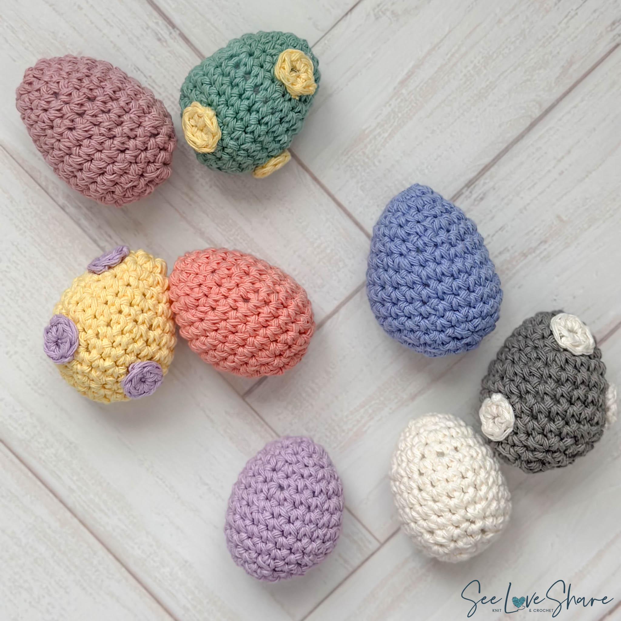 Polka Dot Crochet Easter Egg Pattern | Beginner Friendly Spring Decor ...