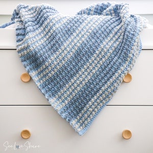 Crochet Baby Blanket Pattern - Easy Baby PATTERN Beginner Friendly, Throw, Afghan, Handmade Shower Gift, Hostess gift, nursery
