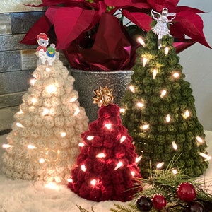 Weihnachtsbaum Häkelanleitung | 3 Größen Anfänger Urlaub Dekor | Einfaches DIY Weihnachtsbaum PDF Bild 6
