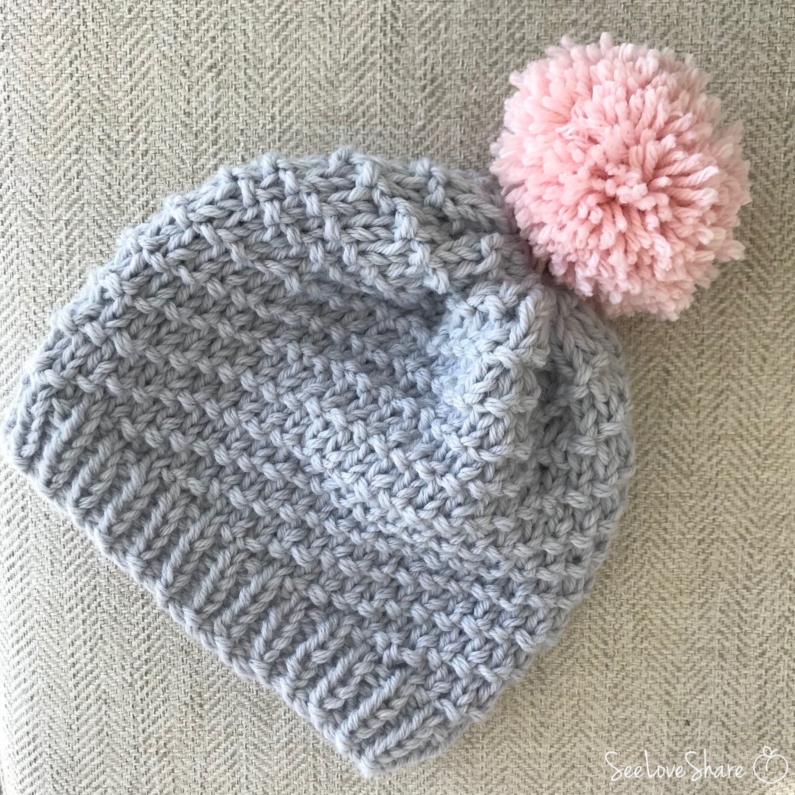 Quick & Cozy Knit Beanie Pattern – Perfect 2-hour Knit Toque PATTERN ...