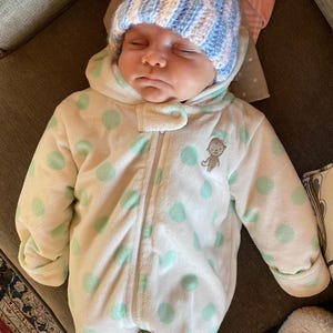 Crochet Hat Anleitung für Anfänger | Baby Mütze Muster | Neugeborenen Mütze | DIY Unisex Baby Mütze PDF Bild 4