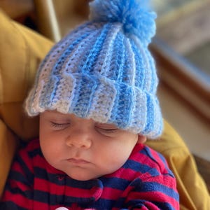 Crochet Hat Anleitung für Anfänger | Baby Mütze Muster | Neugeborenen Mütze | DIY Unisex Baby Mütze PDF Bild 5