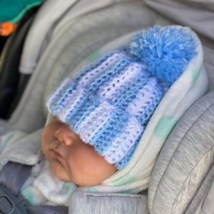 Crochet Hat Anleitung für Anfänger | Baby Mütze Muster | Neugeborenen Mütze | DIY Unisex Baby Mütze PDF Bild 6
