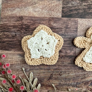 STAR Christmas Sugar Cookie Ornament Crochet Pattern, gift, present, decor, handmade image 4