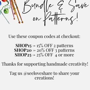 Holiday Crochet Place setting PATTERN | Crochet Christmas Decor | Beginner Guide | Home Decor, Handmade Holiday image 8