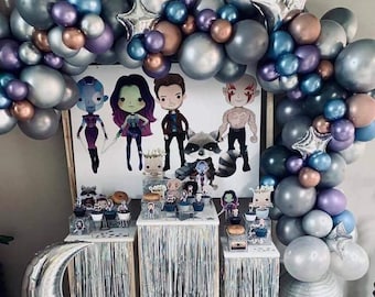 Marvel GUARDIANS OF THE GALAXY Birthday PARTY Tableware Supplies Decorations Marvel GUARDIANS OF THE GALAXY Birthday PARTY Tableware Supplies Decorations