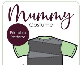 Mummy Mayham, PDF Sewing Pattern, dog sewing pattern, large dog halloween costume, small dog costume, halloween dog shirt, dog costume