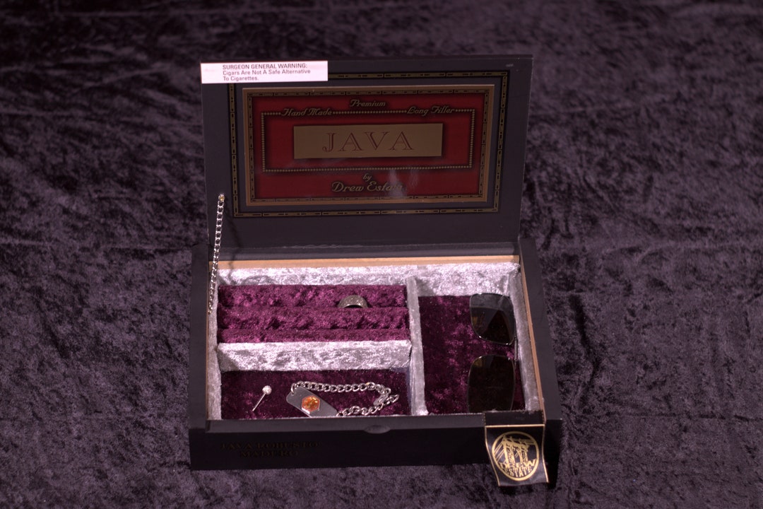 Re-purposed Java Cigar Box - Etsy