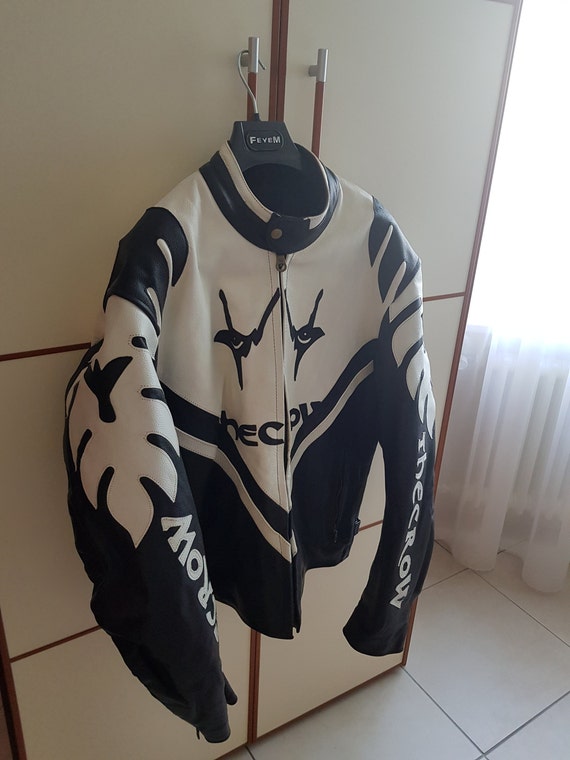 The Crow Motorcycle Racing Leather Jacket