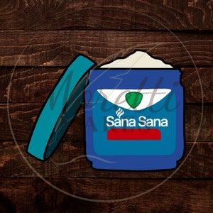 Vaporu SVG PNG JPEG, projets de bricolage, cadeaux dons, sana sana colita de rana, vapo rub, mème mexicain / latino / latin / latinx, remède de mère