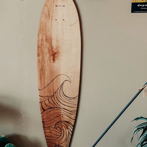 Longboard/surf Style Wall Decor Surf Style Surfboard Etsy