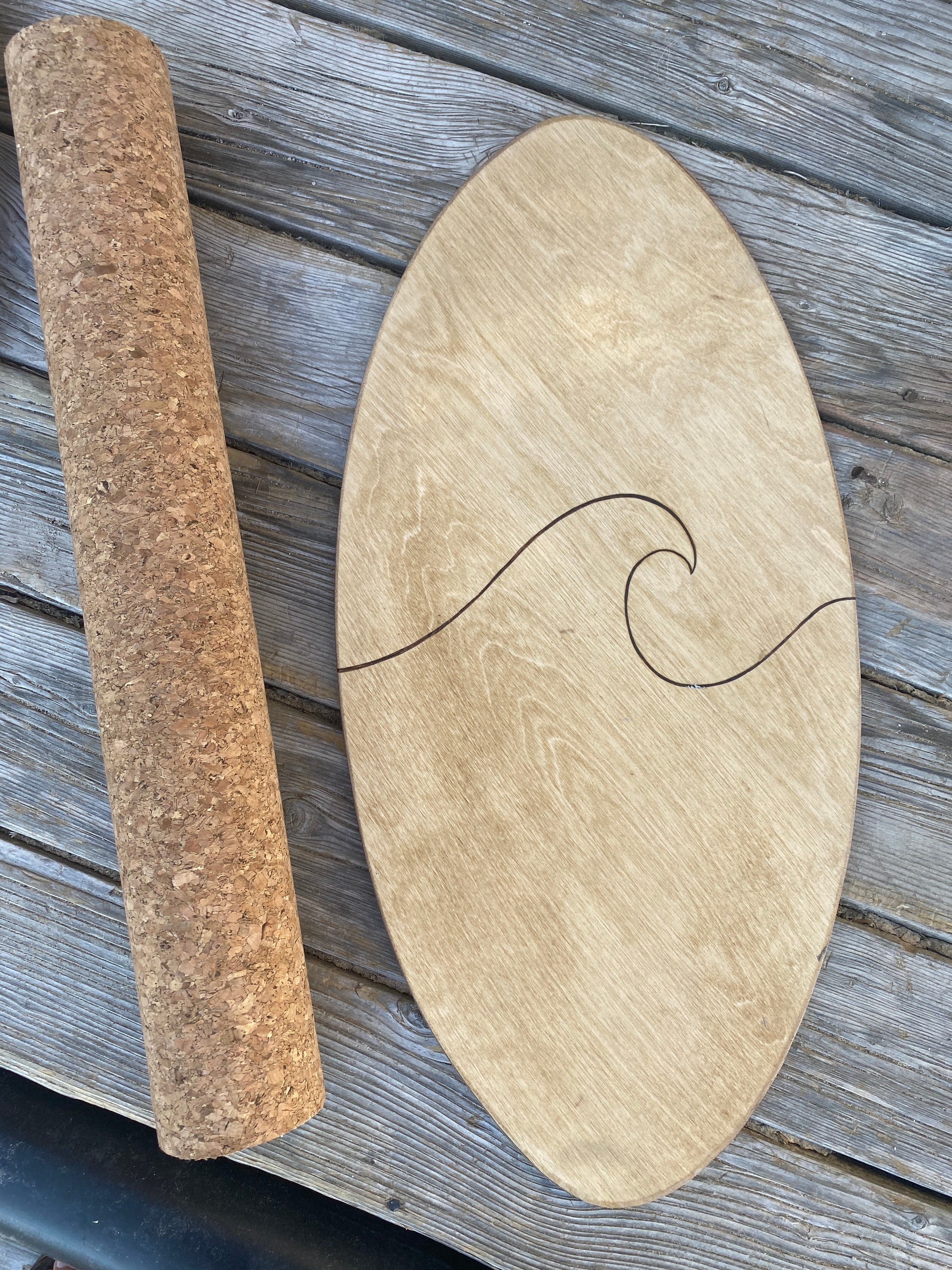 Surf Style Balance Board Balance Board Surf Longboard Etsy