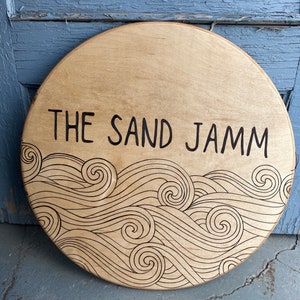 Custom Business Sign, Round Wooden Sign, Business Logo Sign, Personalized Sign, Vendor Display, Custom Wooden Sign