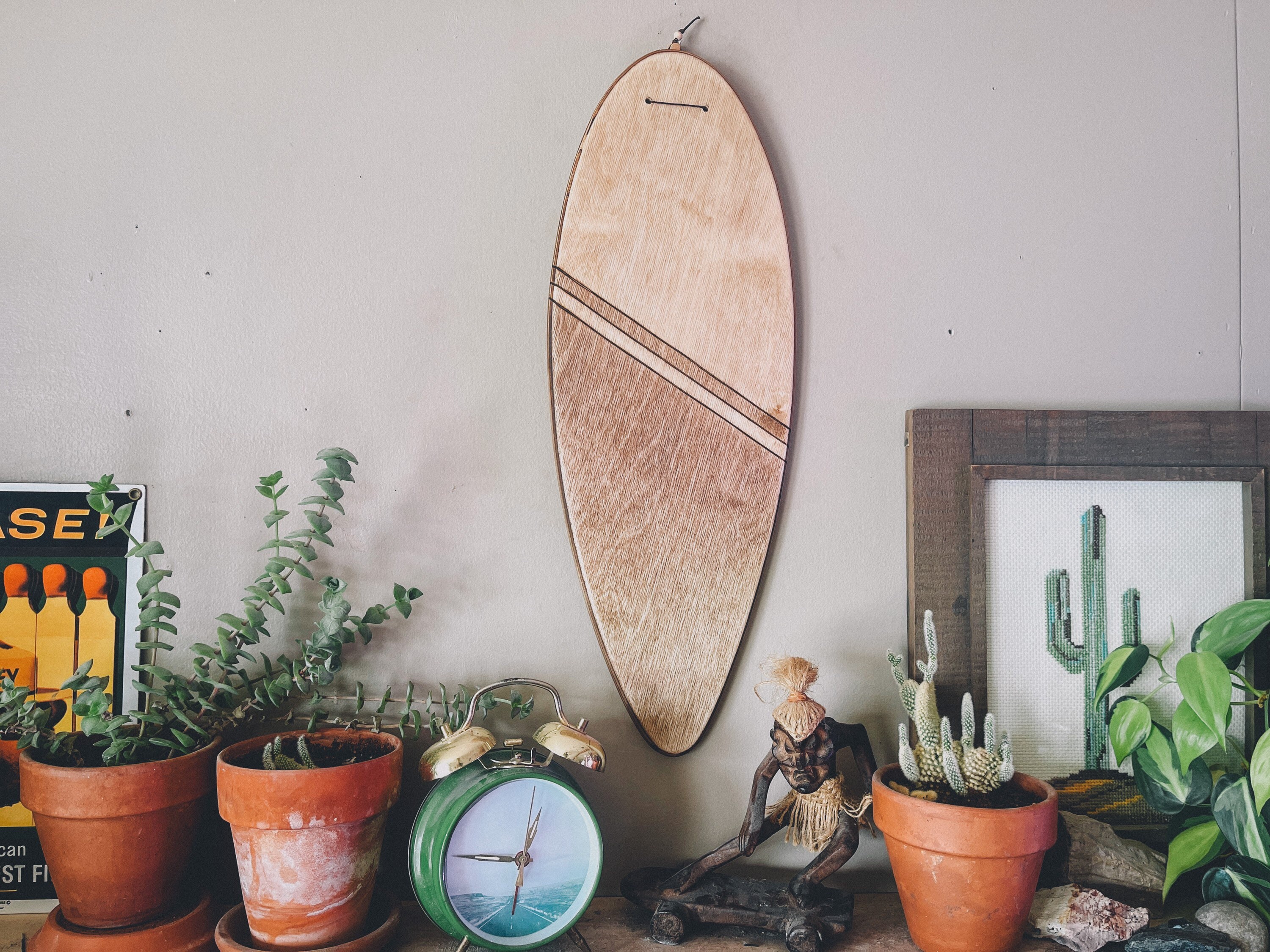 Mini Wood Surfboard - Etsy