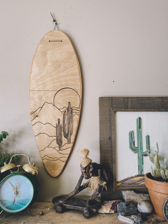 Etsy surfboard wall on sale art