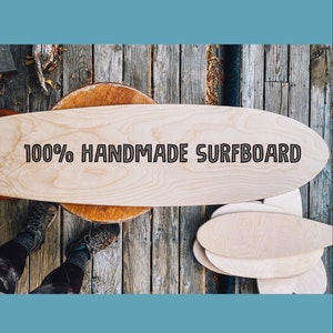 Wood Striped Surfboard Wall Decor, Aqua & Green (Hangs Vertically & Horizontally)