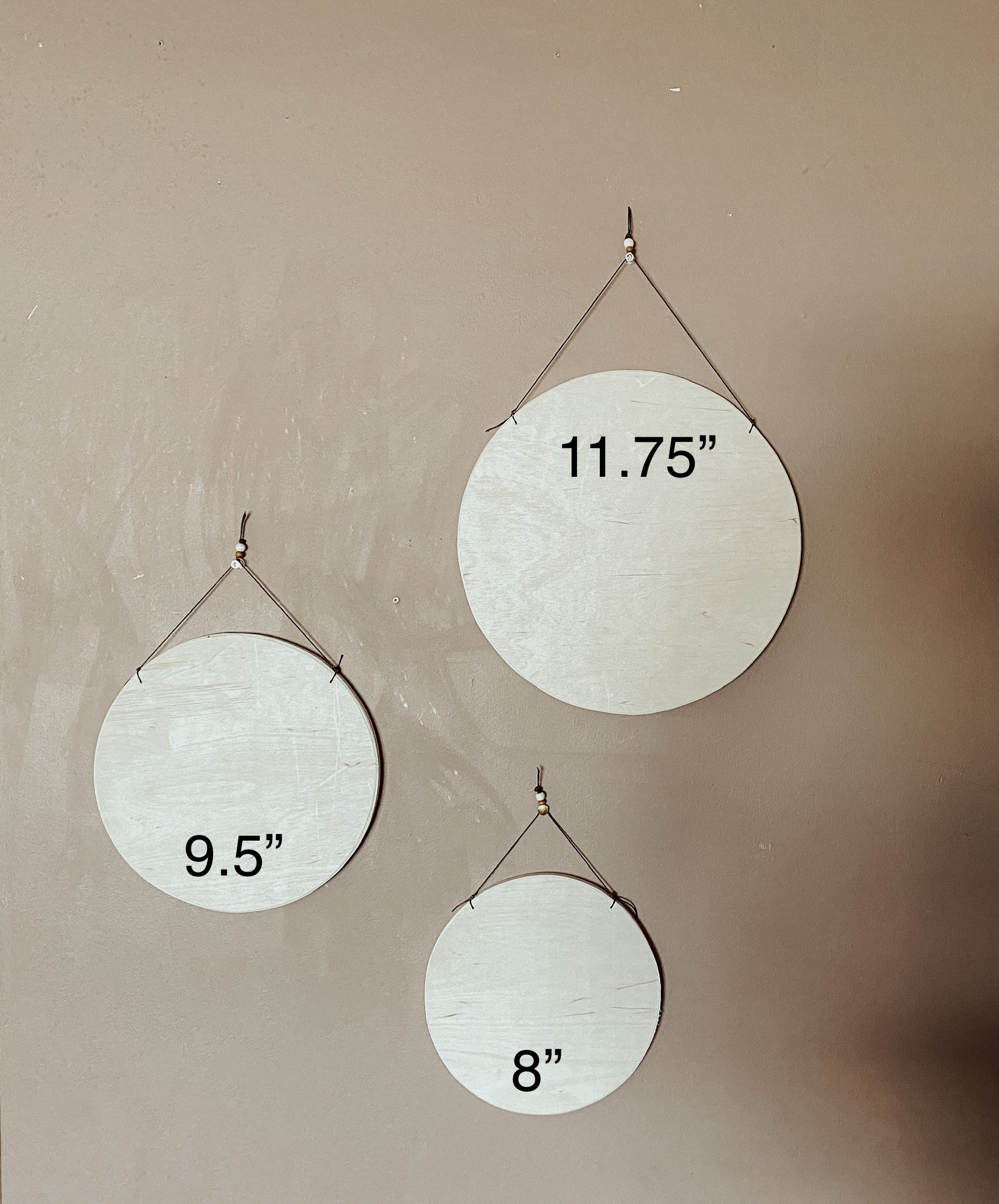 Circle Banana Leaf Wall Hanging Plant Wall Hanging Plant Etsy