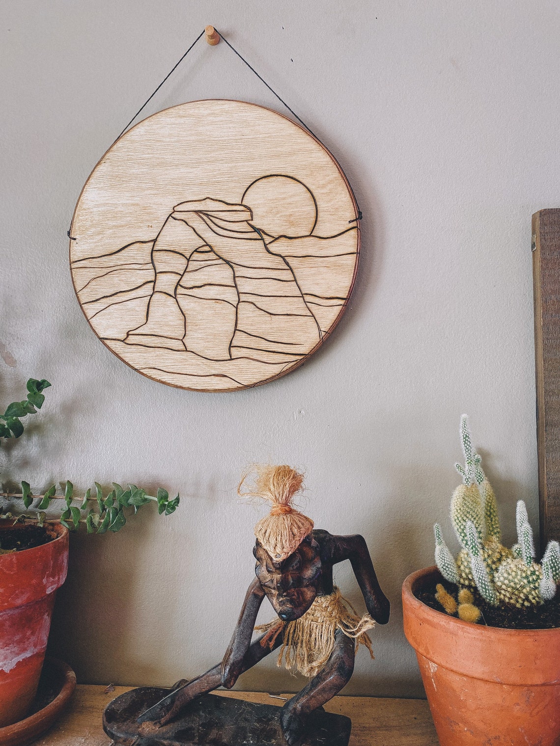 Arches Wooden Wall Hanging Wall Decor Outdoor Art Wall Art Etsy