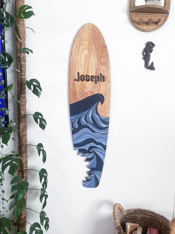 Shark bite 2024 surfboard decor