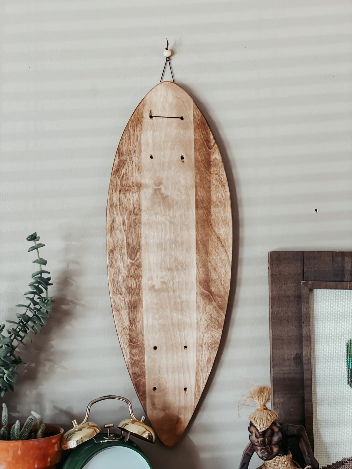 Mini Longboard/surf Style Wall Decor Surf Style Surfboard Etsy