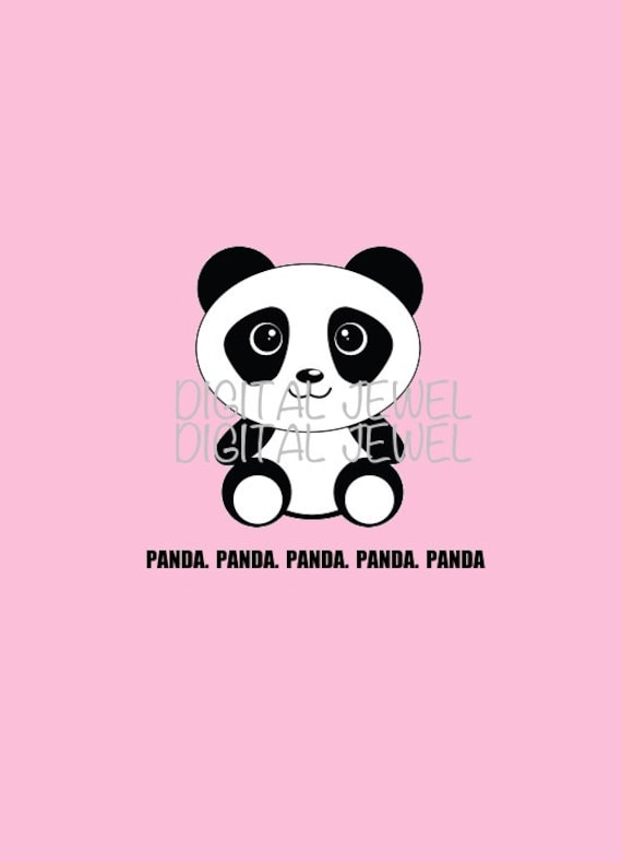 Real pink panda bear