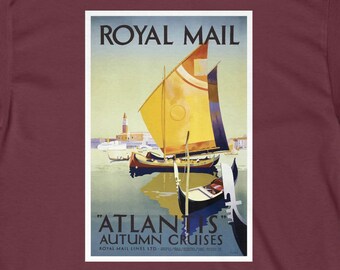 Venice - Royal Mail - Atlantis Cruises - Vintage - Travel Poster