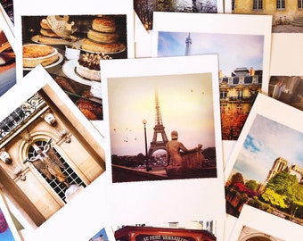 Set of 15 Paris Postcards Paris Souvenir French Travel Postcards Artist Made Paris Photography French Cards Gift for Paris Lover