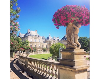 Paris France Photograph Le Jardin du Luxembourg Gardens Gift for Paris Lover Paris Souvenir Paris Garden Photo French Art Fountain Picture