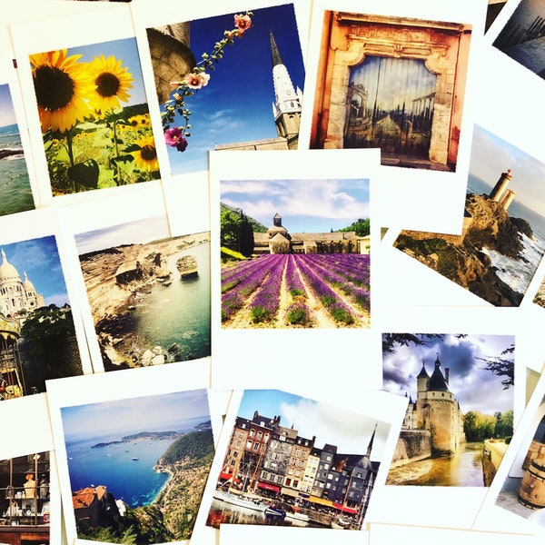 Set of 20 France Postcards French Postcard Set