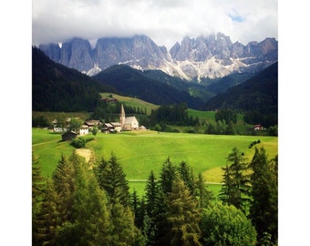 Italien Val di Funes Santa Magdalena Dolomiten Berge