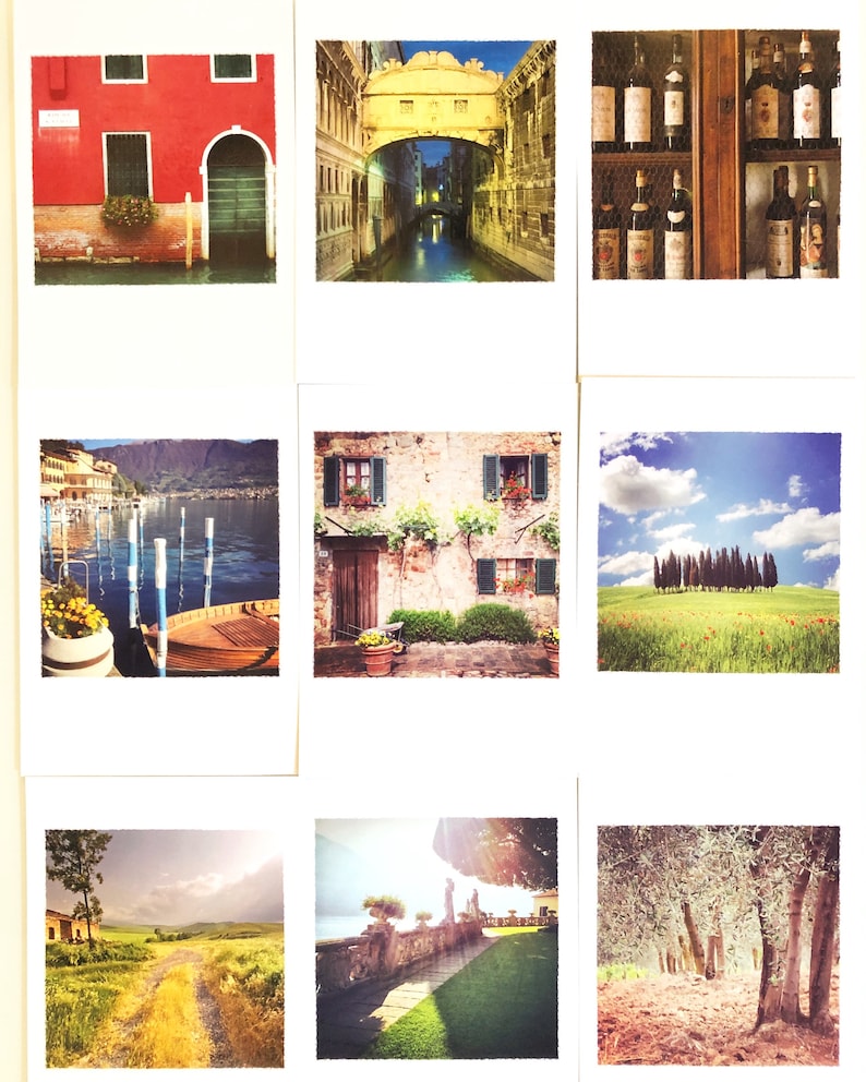 Set von 15 Italien Postkarten, Geschenk für Italien Liebhaber Italienische Fotografie Postkarten Set Italien Reise Souvenir Italienische Hochzeit Gästebuch Favor Bild 2