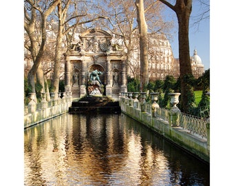 Paris Medici Brunnen Jardin du Luxembourg Fotografie, Paris Frankreich